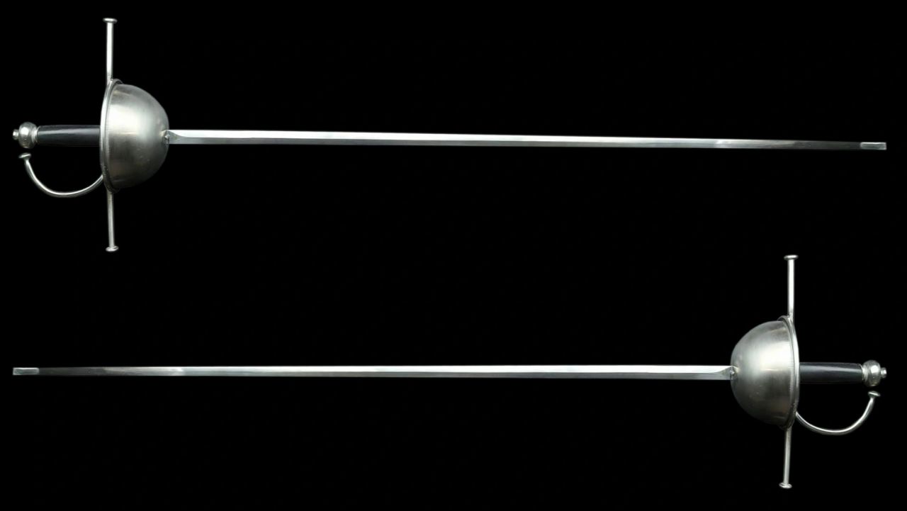 Sparring Cup-Hilt Rapier Pair made by LK Chen